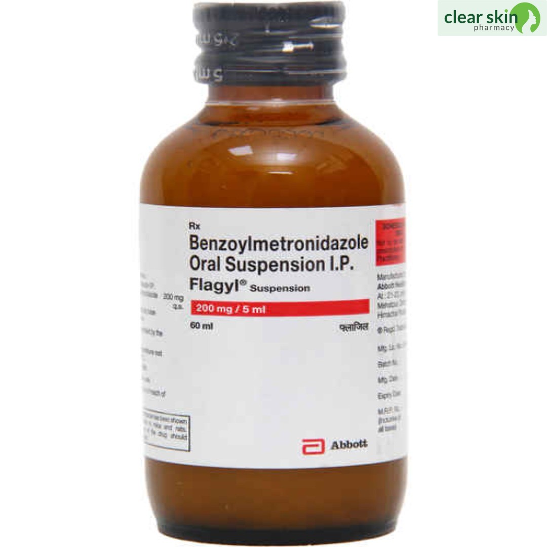 Buy FLAGYL 60ML SYRUP 1 bottle online at Clear Skin Pharmacy