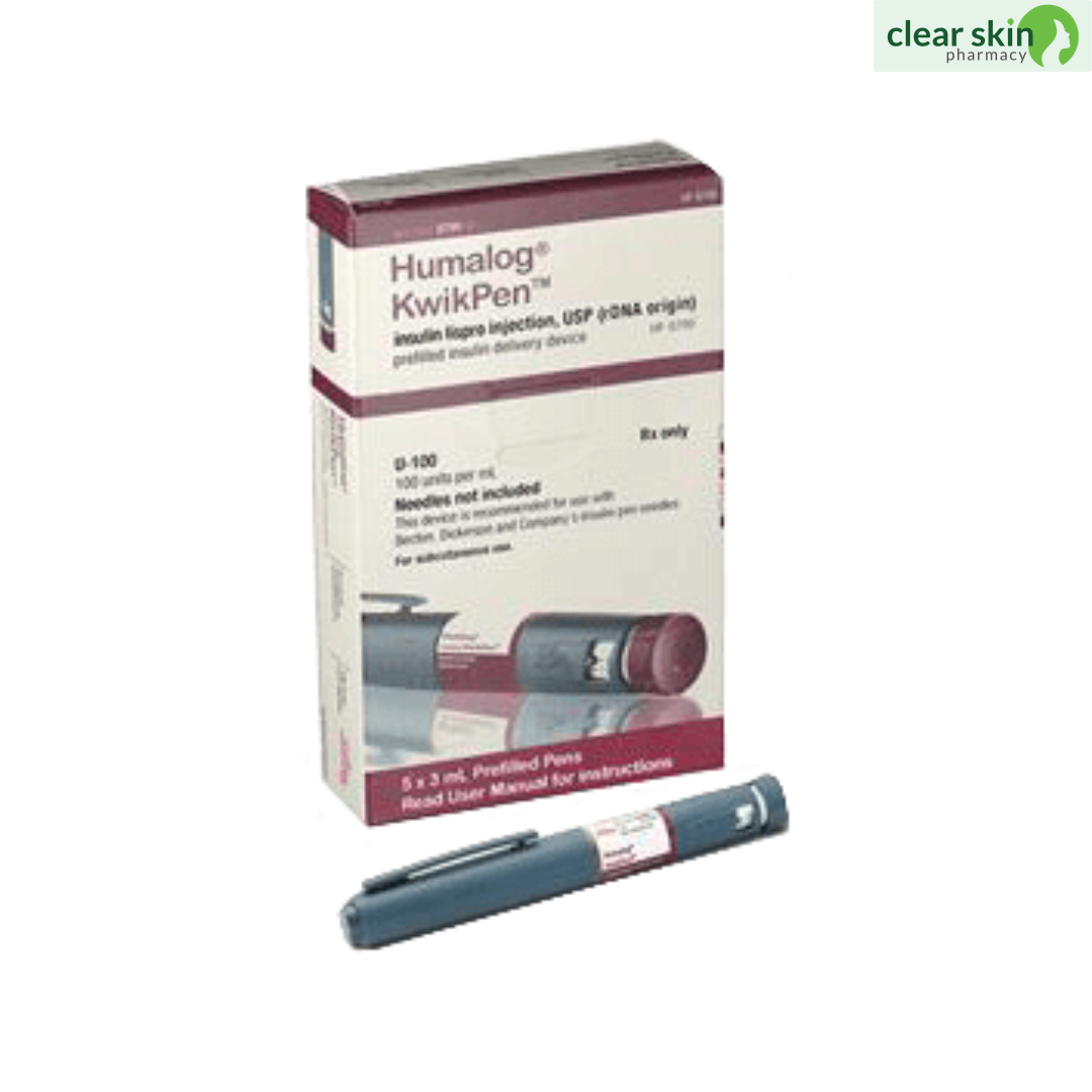 Buy HUMALOG KWIKPEN R 100 IU 3ML 1 unit at Clear Skin Pharmacy