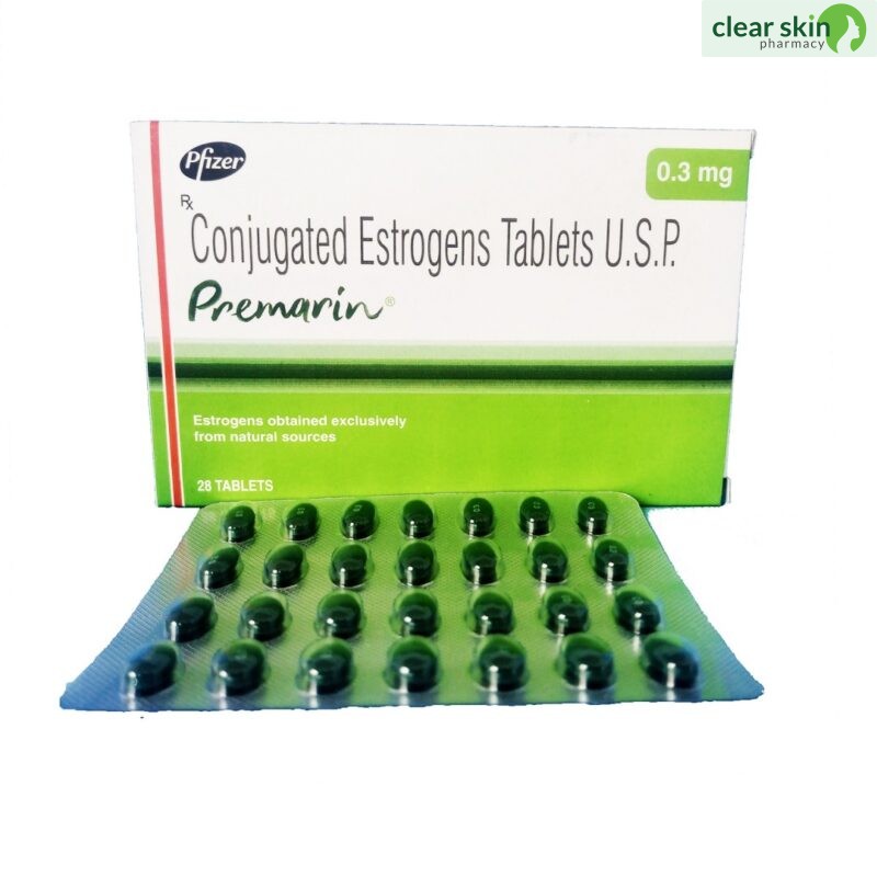 Buy PREMARIN 0.3 MG 28 tablets online at Clear Skin Pharmacy