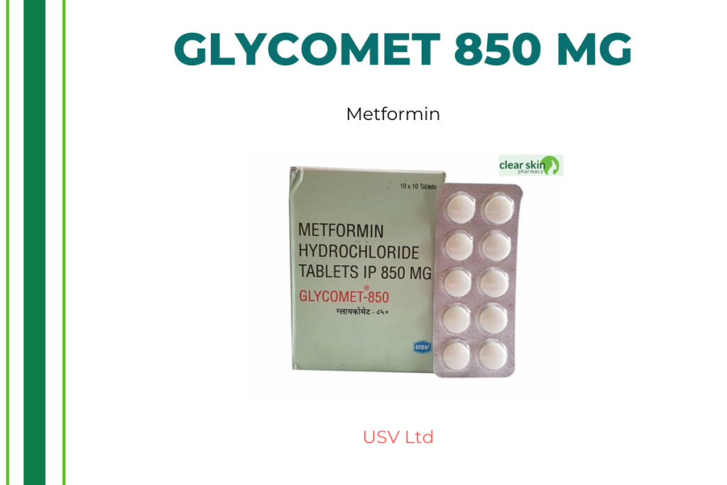 GLYCOMET 850 MG