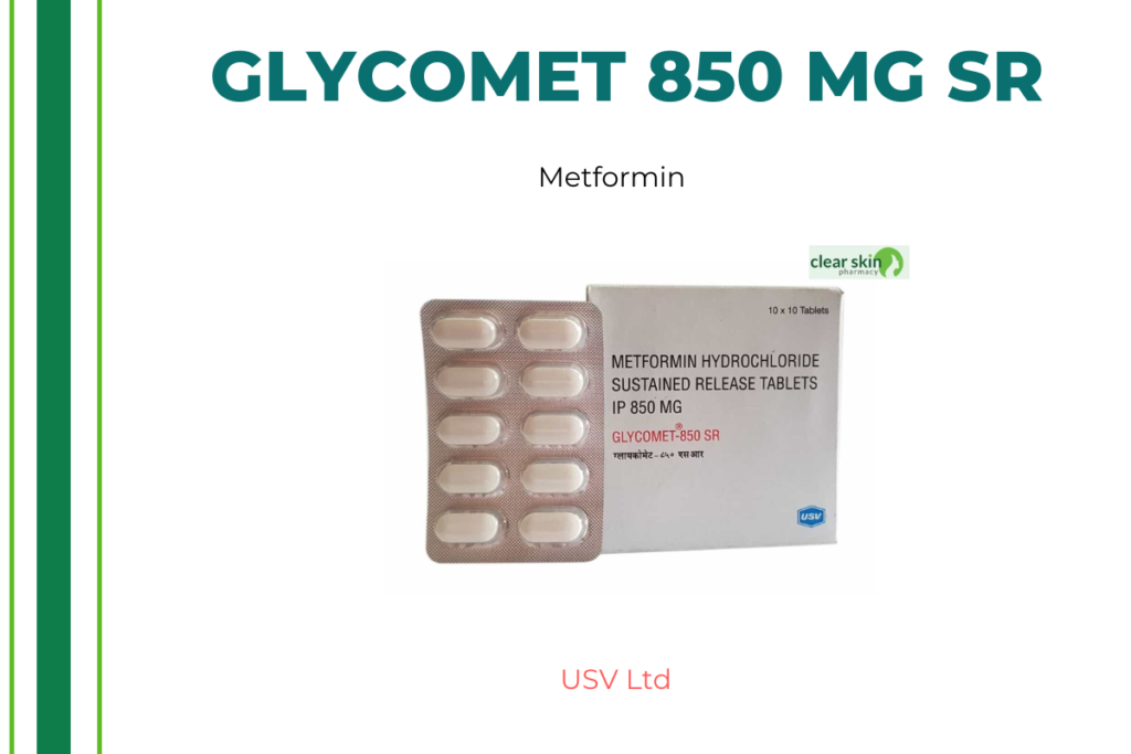 GLYCOMET 850 mg SR